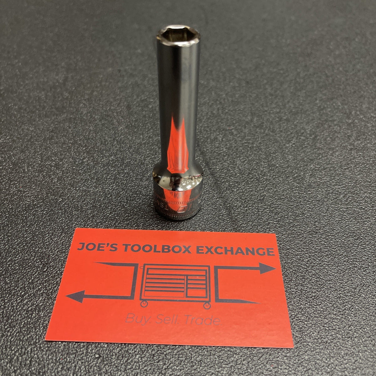 Snap-On Tools USA NEW 1/2" Drive 10mm Metric 6 Point Deep Chrome Socket TSM10A