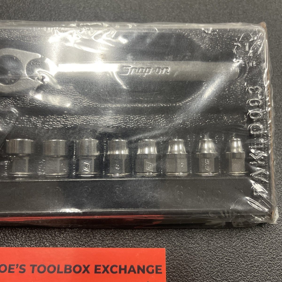 Snap-on NEW 112RTSM 12pc 1/4" Metric Flank Drive Low Pro Ratchet/Socket Set