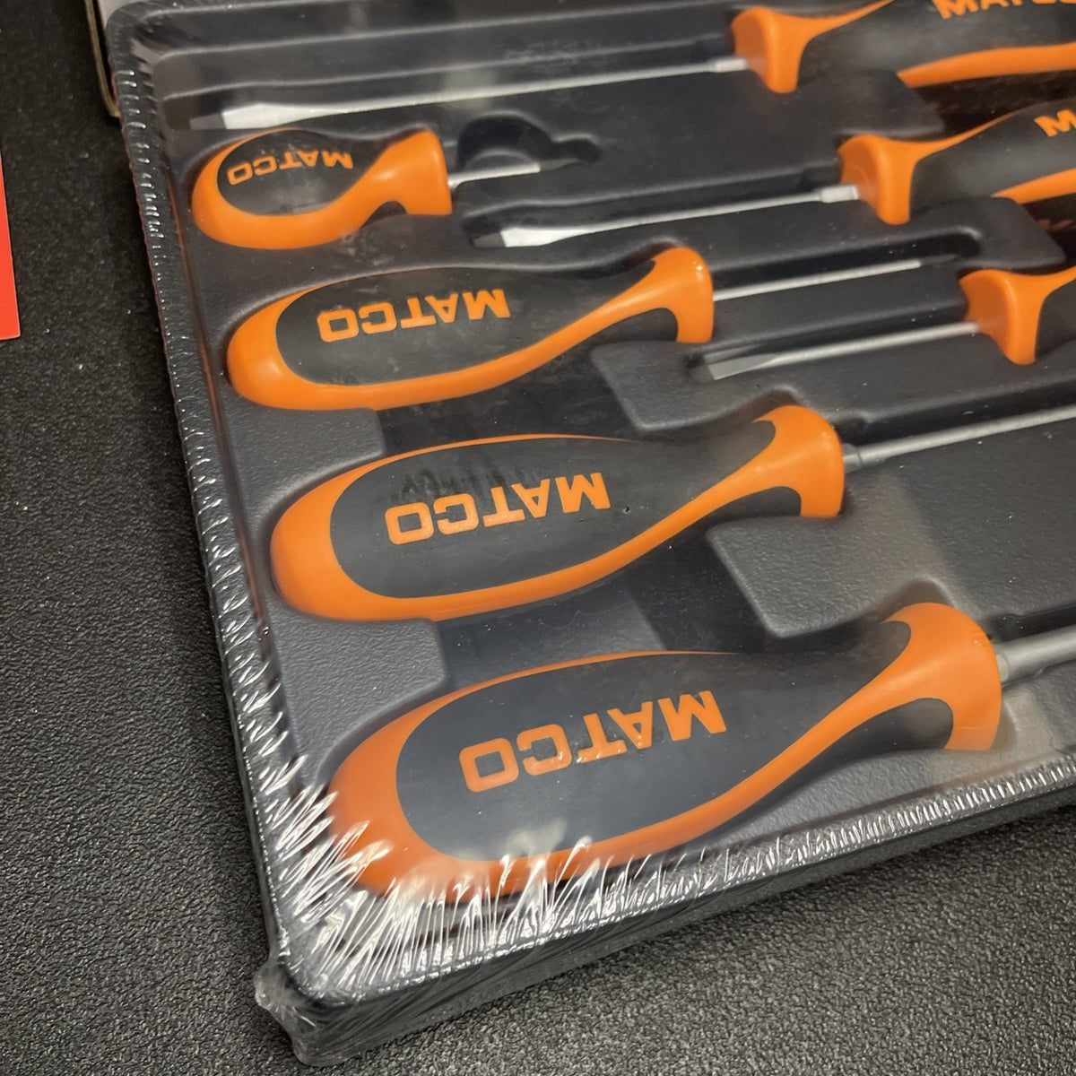 BRAND NEW (Orange) Matco Tool 8 piece screwdriver set SSO8C