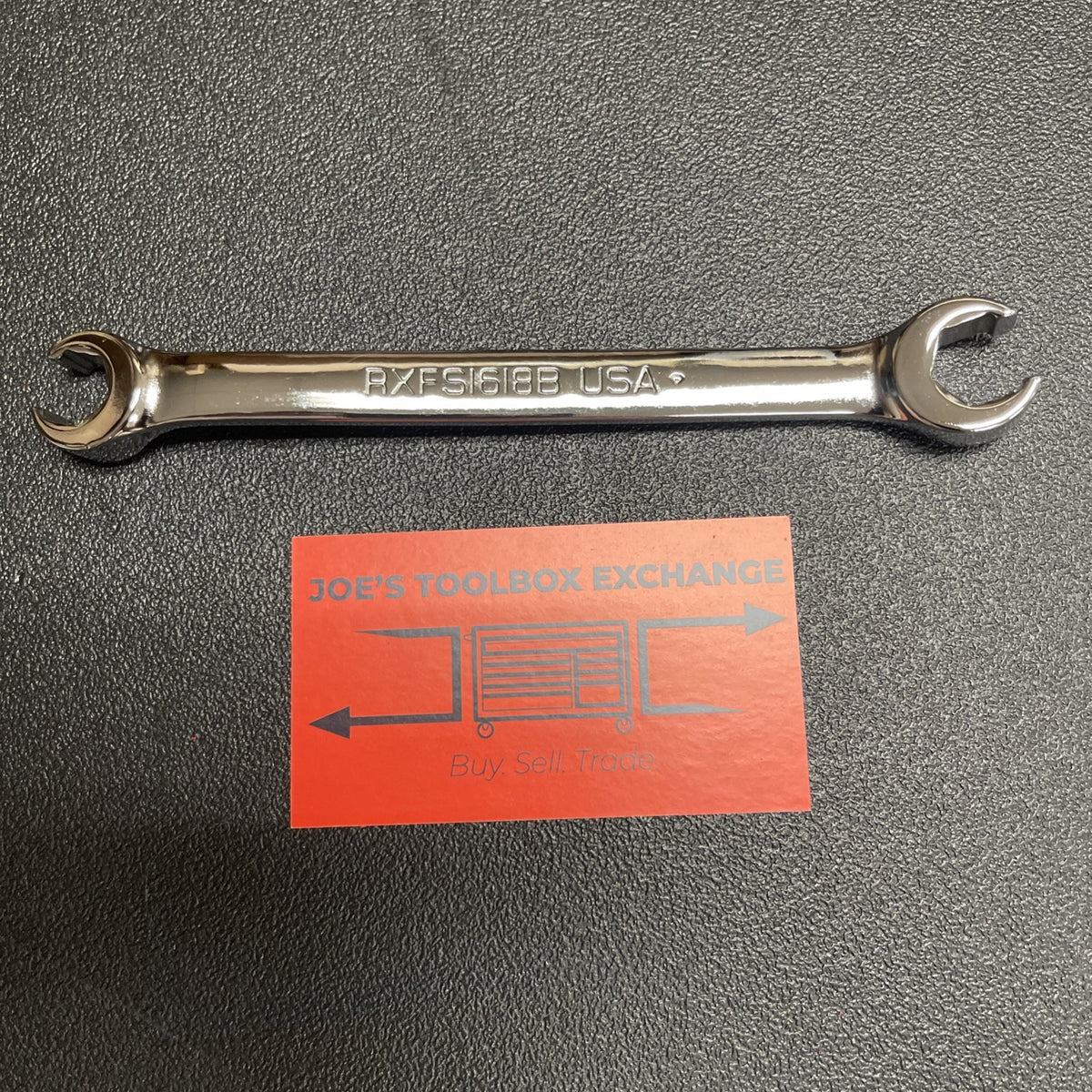 Snap-On Tools SAE NEW 1/2" 9/16" SAE Double Flare Nut 6pt Line Wrench RXFS1618B