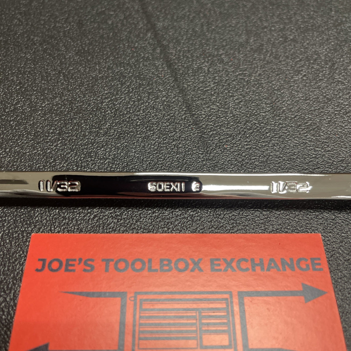 Snap-on Tools USA NEW 11/32" SAE FLANK DRIVE PLUS 12 Point Combo Wrench SOEX11