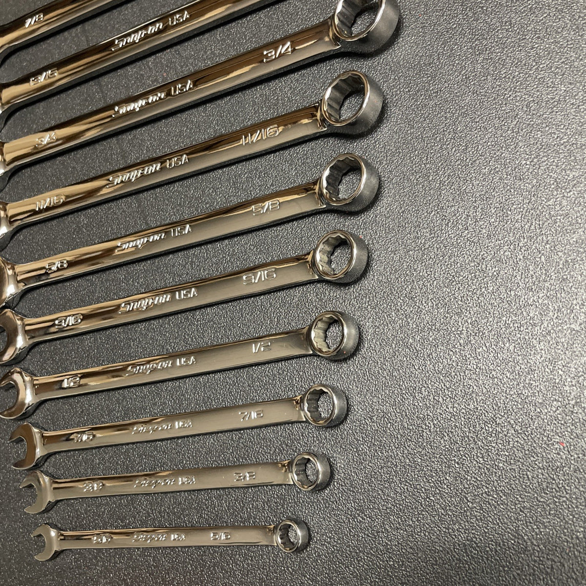 Snap-on Tools USA NEW 10pc 12 Point Flank Drive PLUS Combo Wrench Set SOEX710