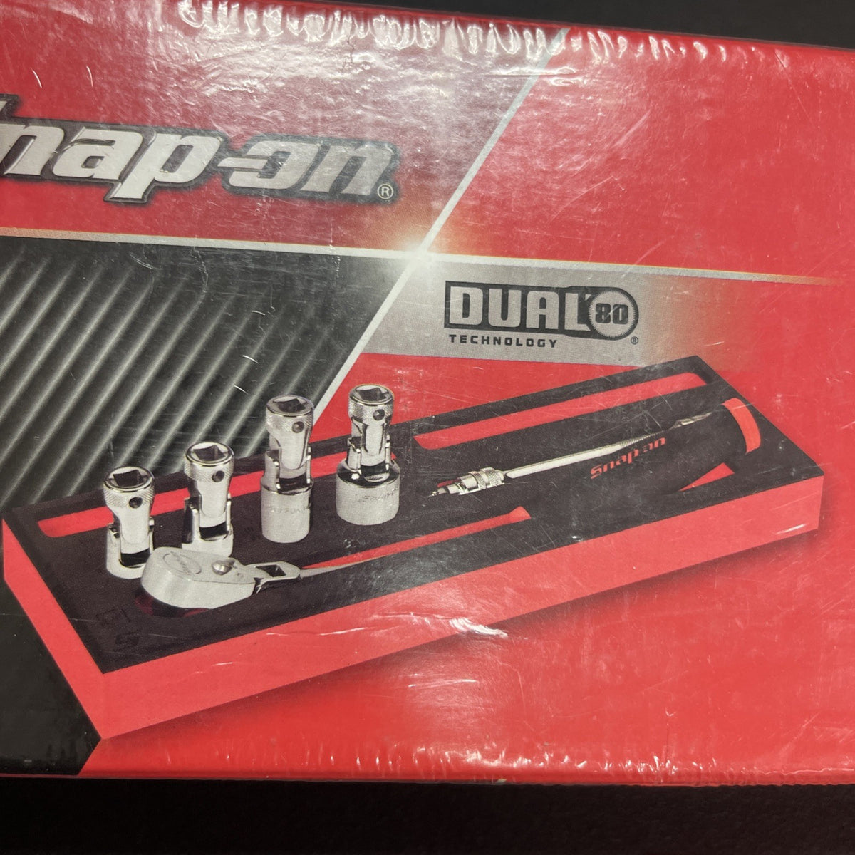 Snap-on Tools RED 6pc 3/8” Drive Spark Plug General Service Foam Set 206SPRK02FR