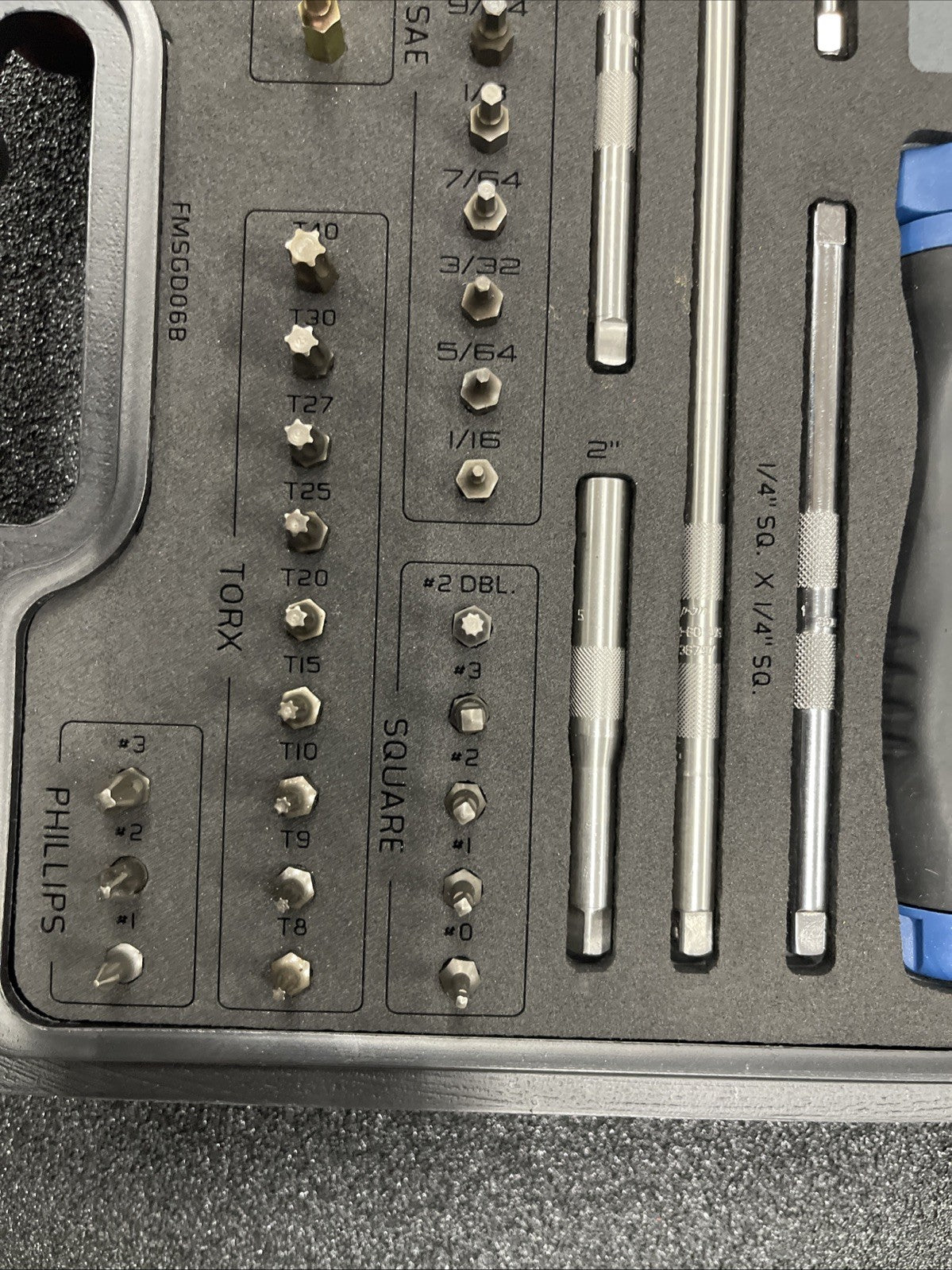 Snap-on Tools USA NEW POWER BLUE Ratcheting Screwdriver Master Set SGDMRC44FMB