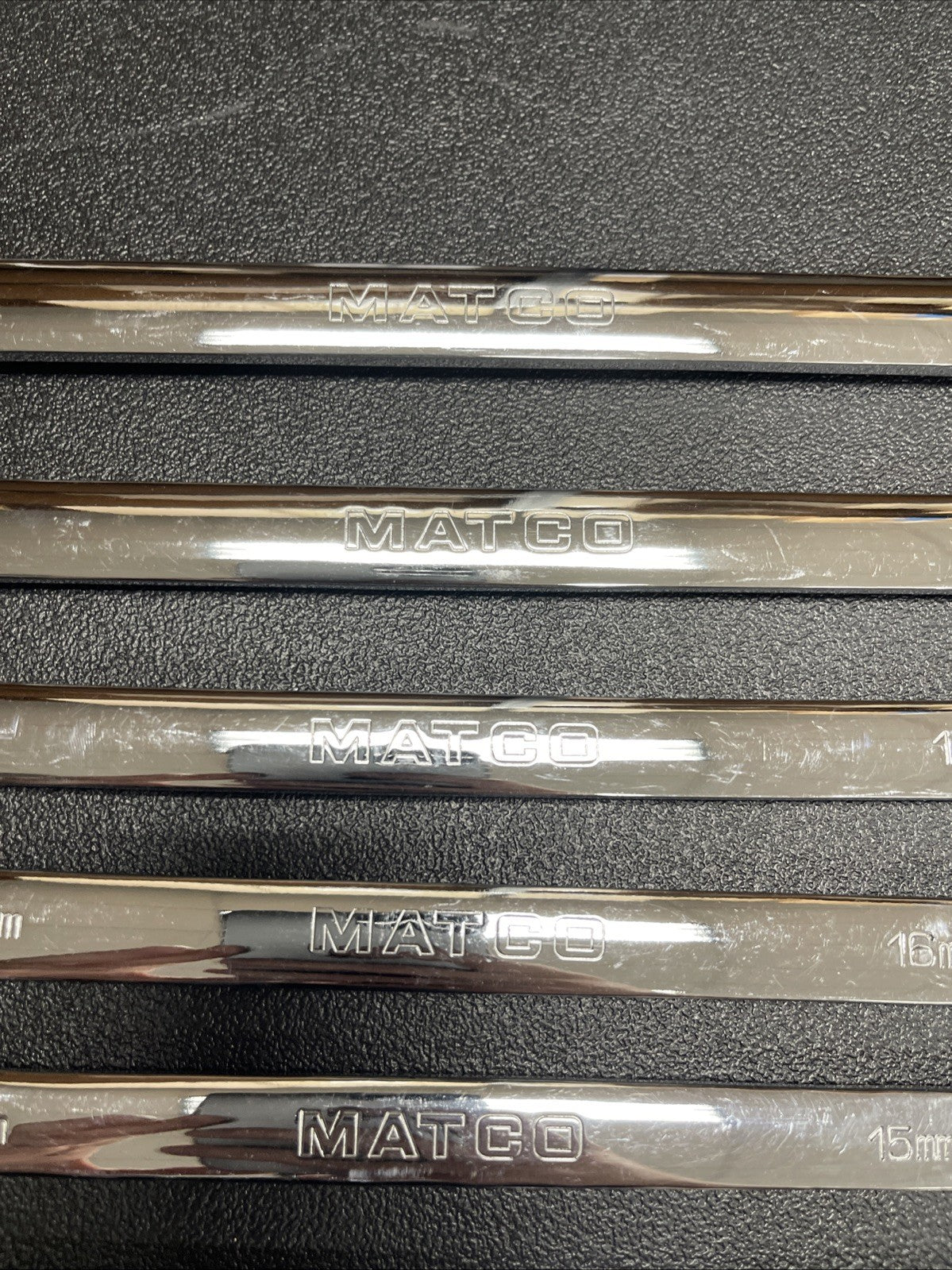 Matco GRBLM 10 Piece Metric Ratcheting Double Box Wrench Set 11MM- 19MM