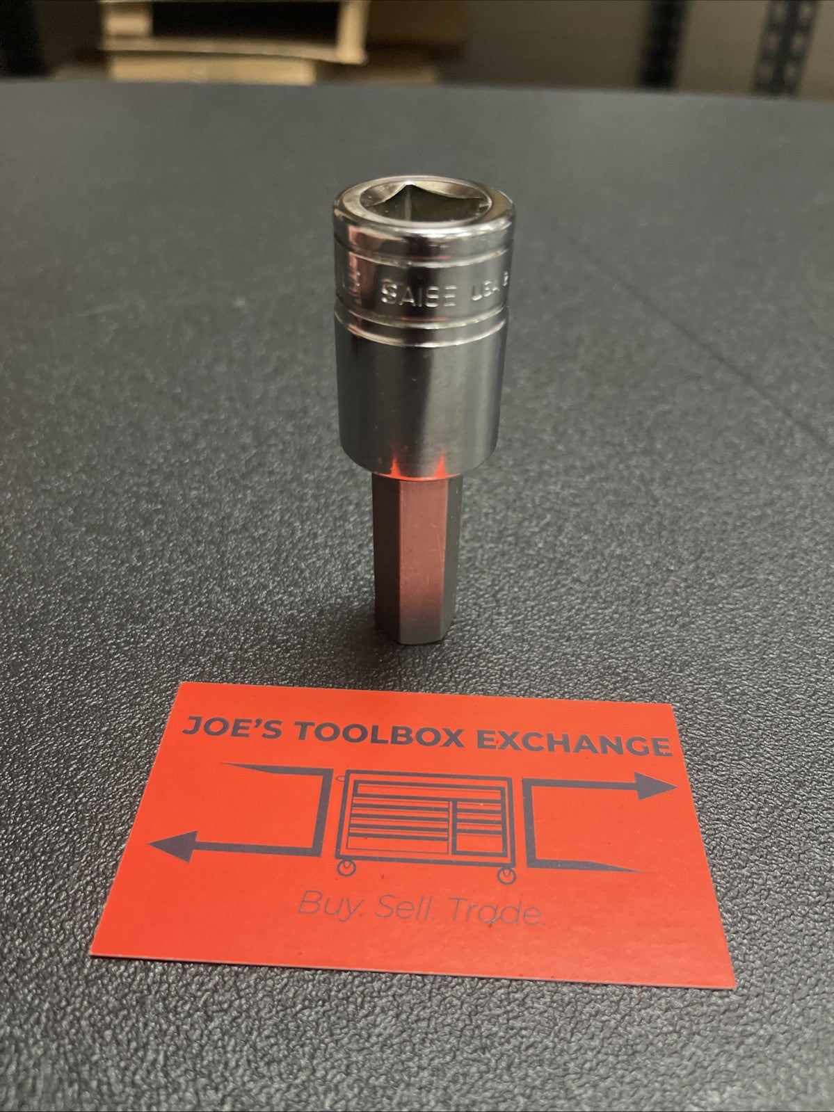 Snap-on Tools USA NEW 1/2" Drive SAE 9/16” Standard Hex Bit Socket Driver SA18E