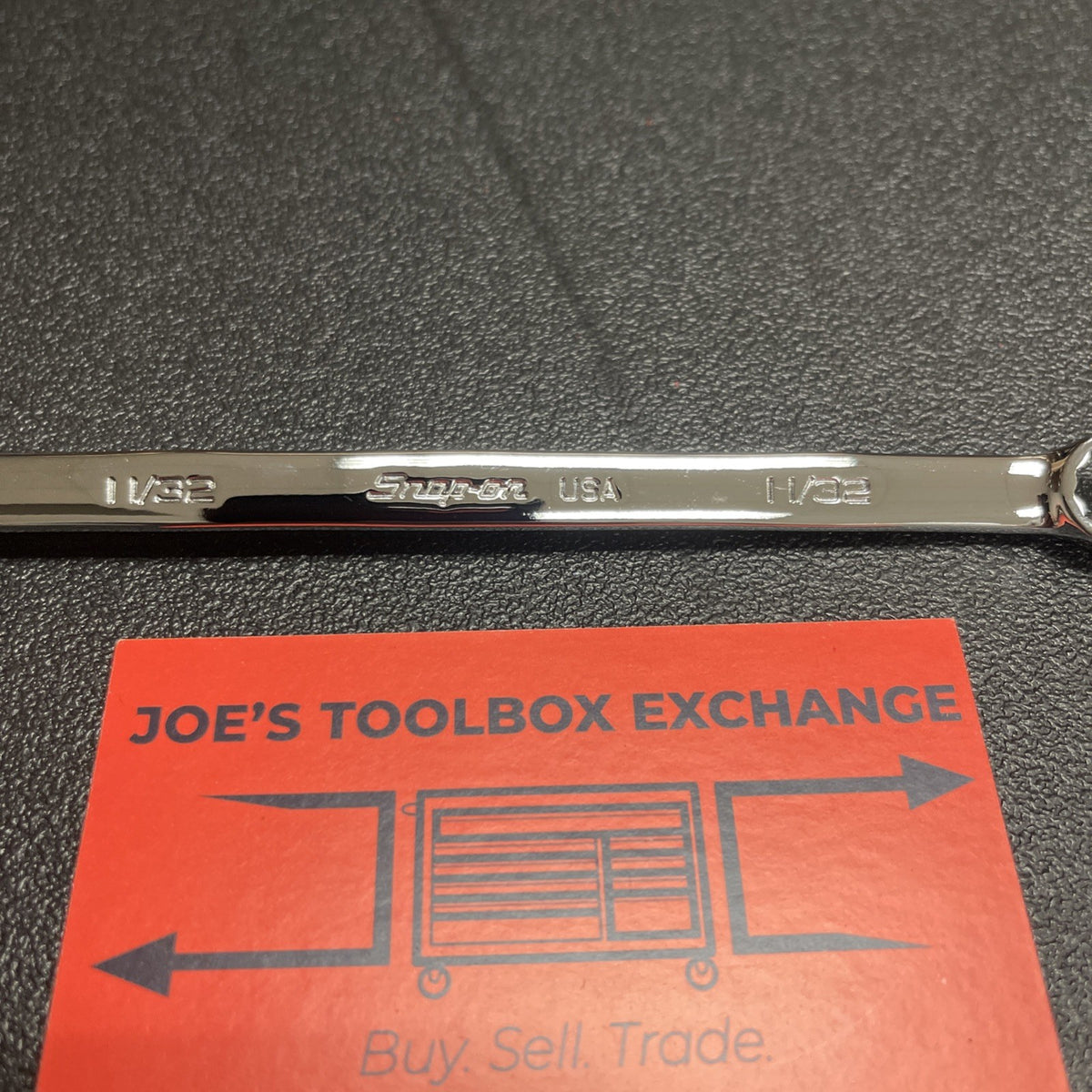 Snap-on Tools USA NEW 11/32" SAE FLANK DRIVE PLUS 12 Point Combo Wrench SOEX11