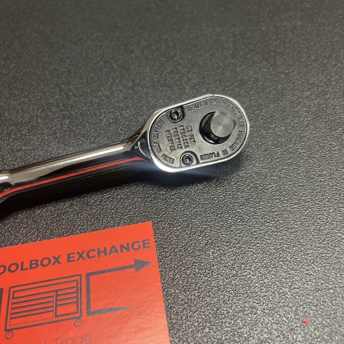 Snap-on Tools USA NEW 3/8" Drive Fine Tooth Standard Handle Chrome Ratchet F80