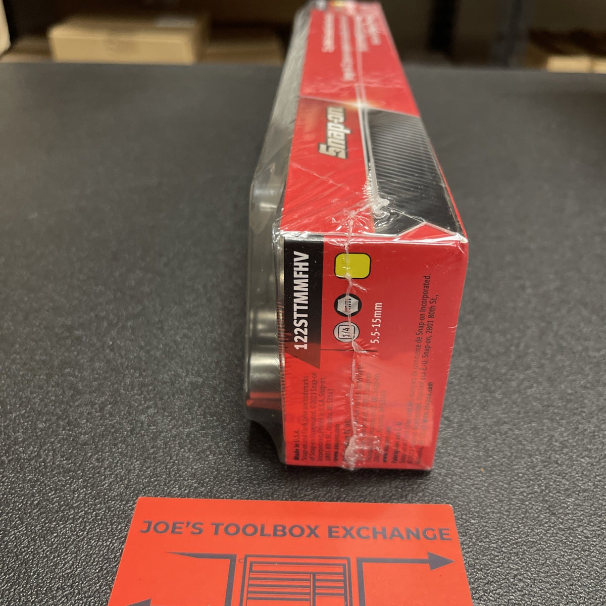 New Snap-on 22pc 1/4" drive Metric  Shallow & Deep Socket Set 122STTMMFHV Hi-Viz
