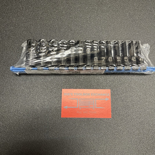 Matco Tools NEW SADPM146V 1/4" Drive Deep Impact Socket Set 4mm-15mm