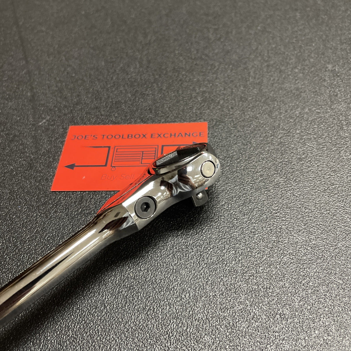 Snap-on Tools NEW BLACK 3/8" Drive Hard Grip Round Swivel Ratchet FHNFD100BK