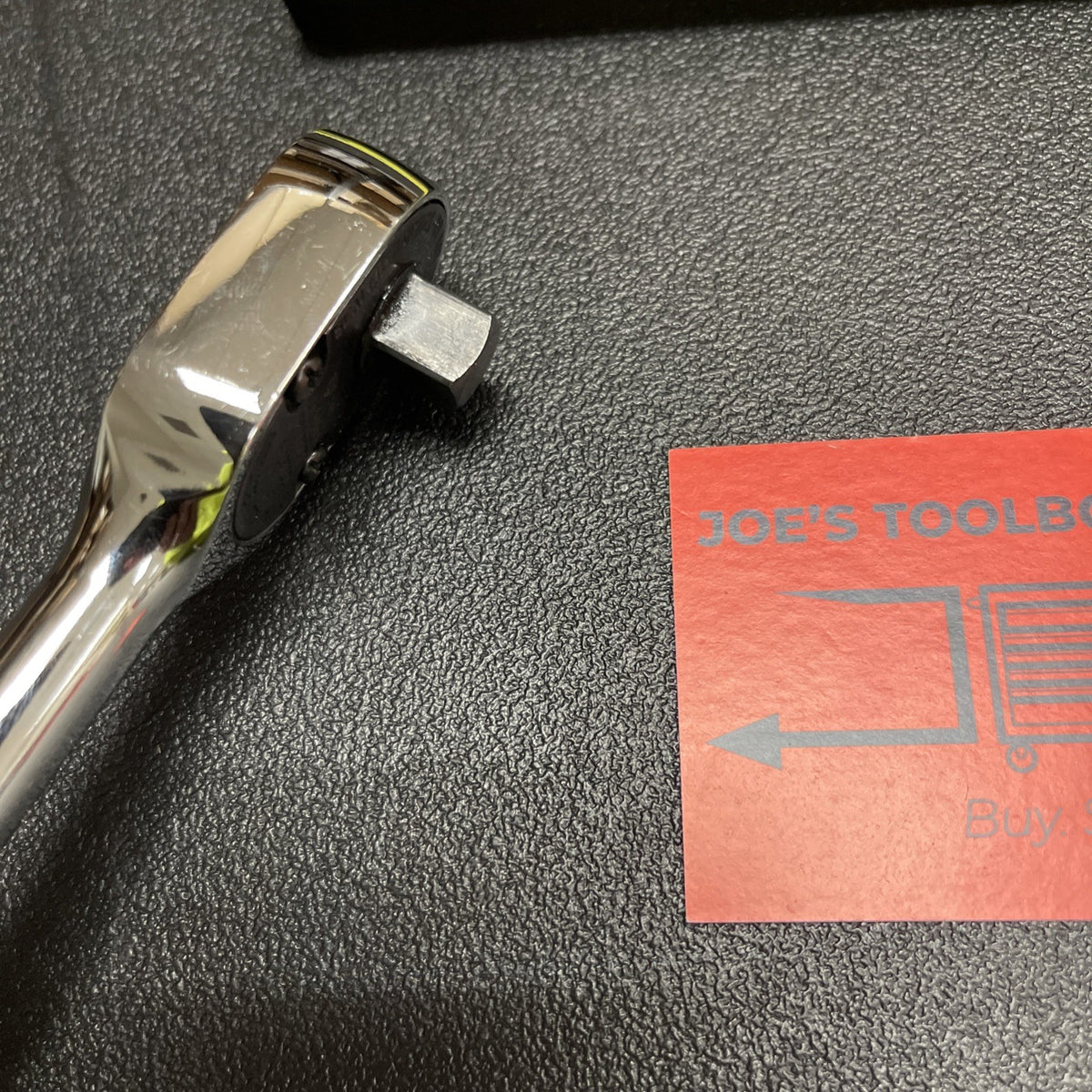 Snap-on Tools USA Used 3/8" Drive Fine Tooth Standard Handle Chrome Ratchet F80