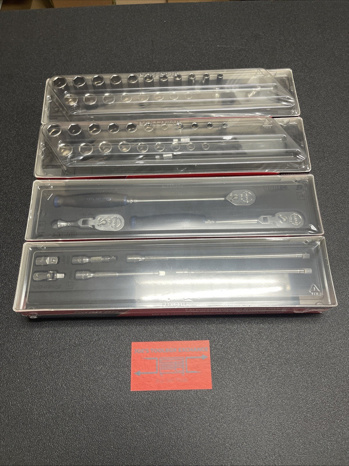Snap-on 153gss02fmb 53 pc 1/4” essential metric sae sockets ratchets extensions