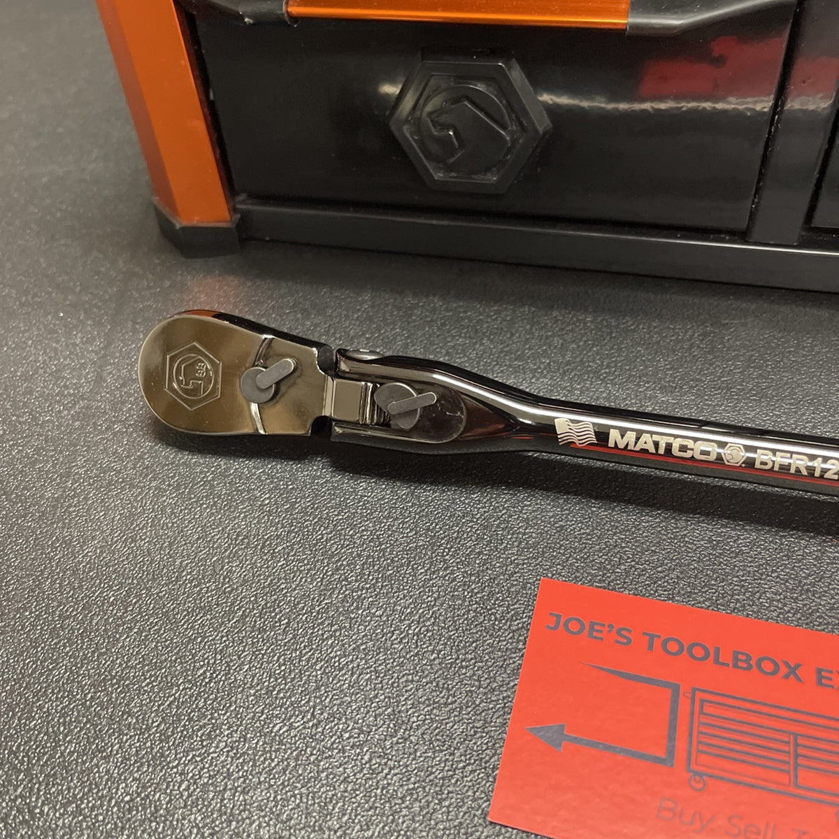 Matco NEW 3/8” Dr. Flex Head Ratchet BFR128NLFx BFR128NLFR RED 12-1/2” 88