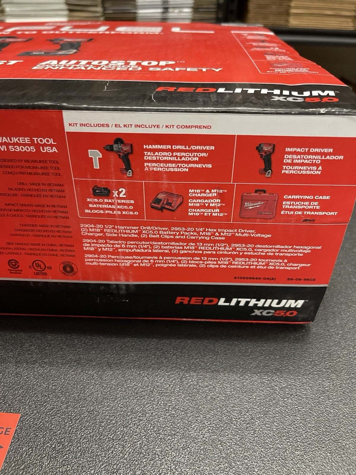 Milwaukee M18 FUEL 18V Lithium-Ion Brushless Hammer Drill and Impact Driver NEW!