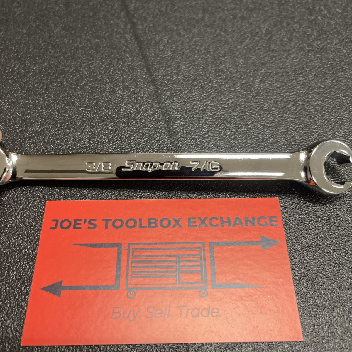Snap-On Tools USA NEW 3/8"  7/16" SAE Double Flare Nut 6pt Line Wrench RXFS1214B