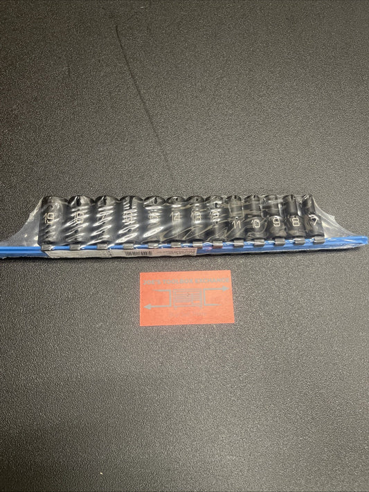 Matco Tools SBIPM136V 13 Piece 3/8" Drive Metric 6 Point Mid Length Socket Set