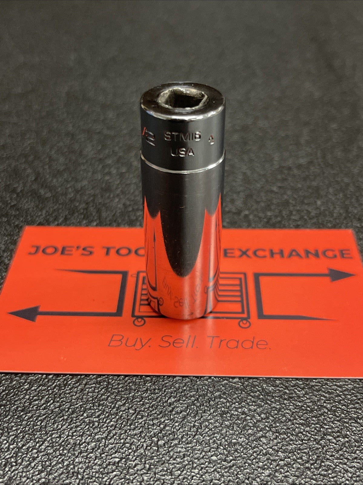 Snap On 1/2" Deep Socket 1/4" Drive 6 Point STM16 USA