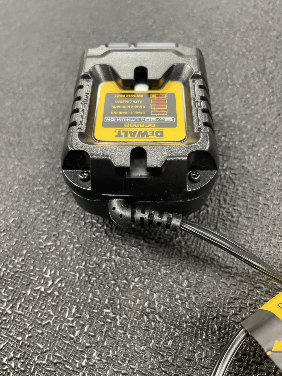 Dewalt DCB1102 12V-20V MAX Lithium Battery Charger, For Drill, Saw 20 volt