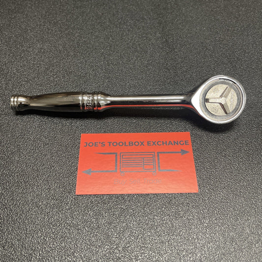 Snap-on Tools USA NEW 3/8" Drive Chrome Handle Gearless Round Head Ratchet FZERO