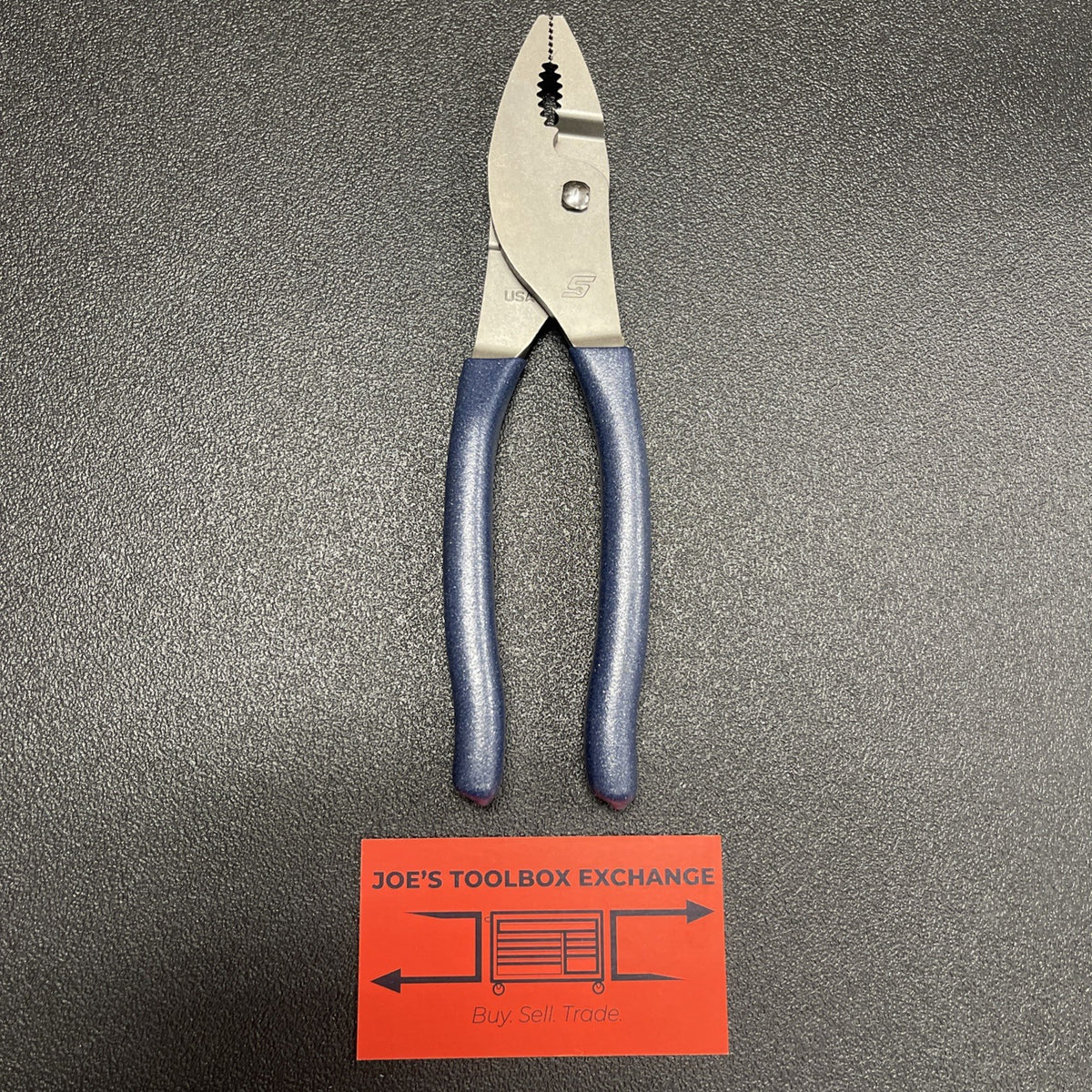Snap-on Tools NEW POWER BLUE 8" Talon Soft Grip Combo Slip-Joint Pliers 47ACFMB