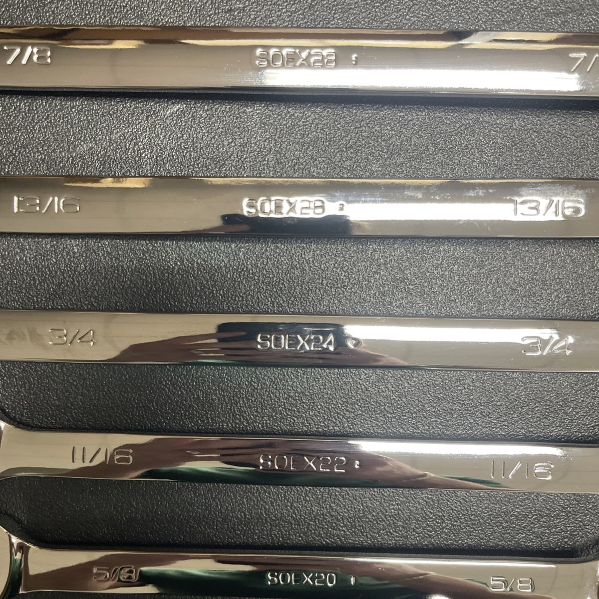 Snap-on Tools USA NEW 10pc 12 Point Flank Drive PLUS Combo Wrench Set SOEX710