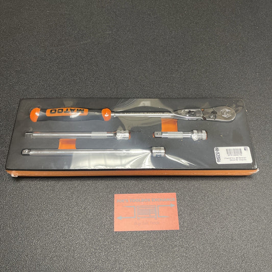 Matco Tools 3/8" Drive Flex Ratchet + Extensions Foam Set Orange BFR128SETM