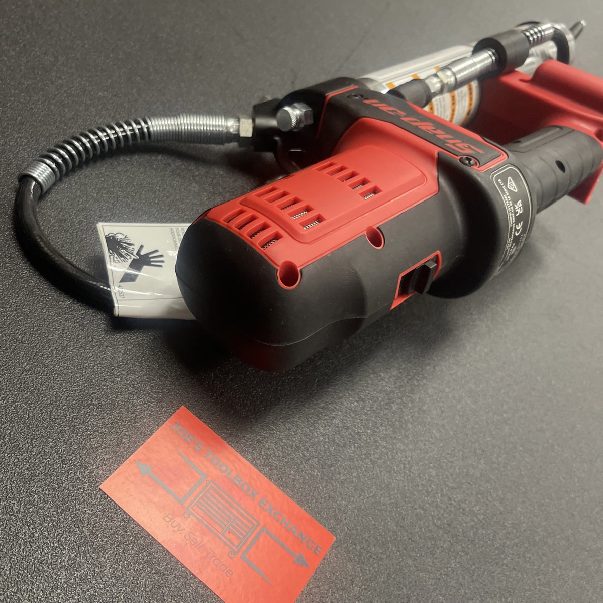 Snap-On Tools CGG8850A 18V Cordless Grease Gun Red, 7500psi