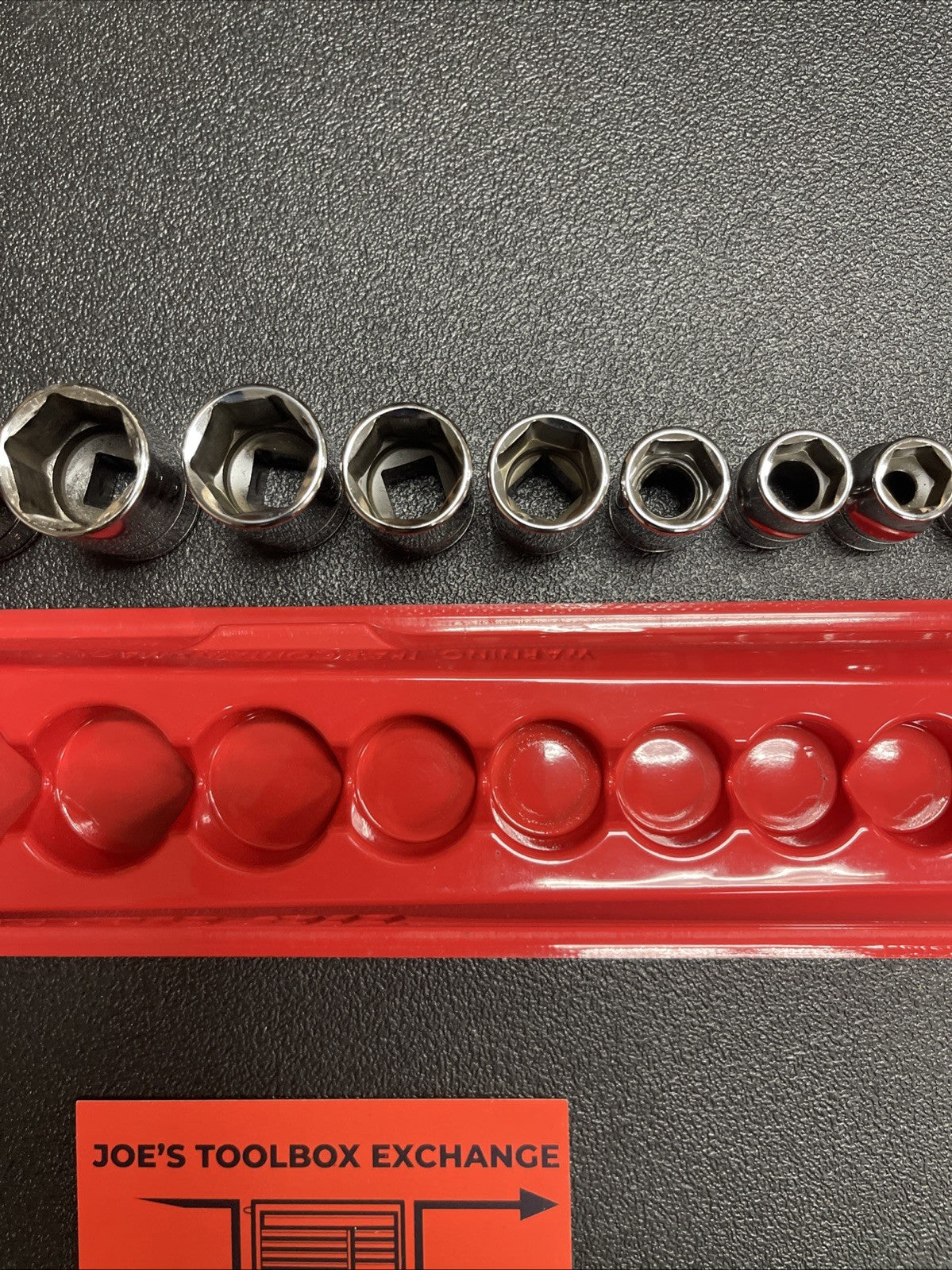 Snap-on 14pc 214FSY 3/8” Drive SAE shallow Socket Set  1/4” To 1” 6 Point Chrome