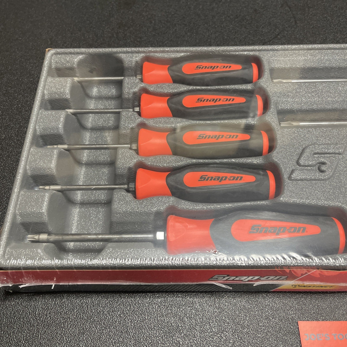 Snap-on Tools NEW 9pc ORANGE Soft Grip T8 - T45 TORX Screwdriver Set SGDTX90BO