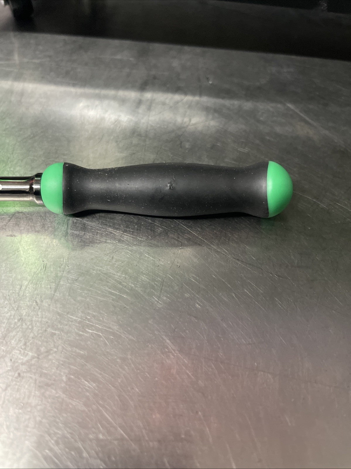 NEW! Matco Tools Black Nickel AFR68NLFG 1/4” Locking Flex Head Ratchet Green