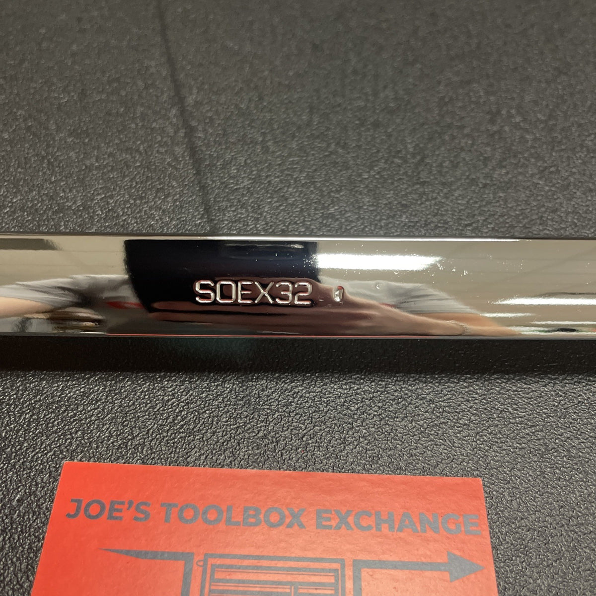 Snap-on Tools USA NEW 1" SAE FLANK DRIVE PLUS 12PT Chrome Combo Wrench SOEX32