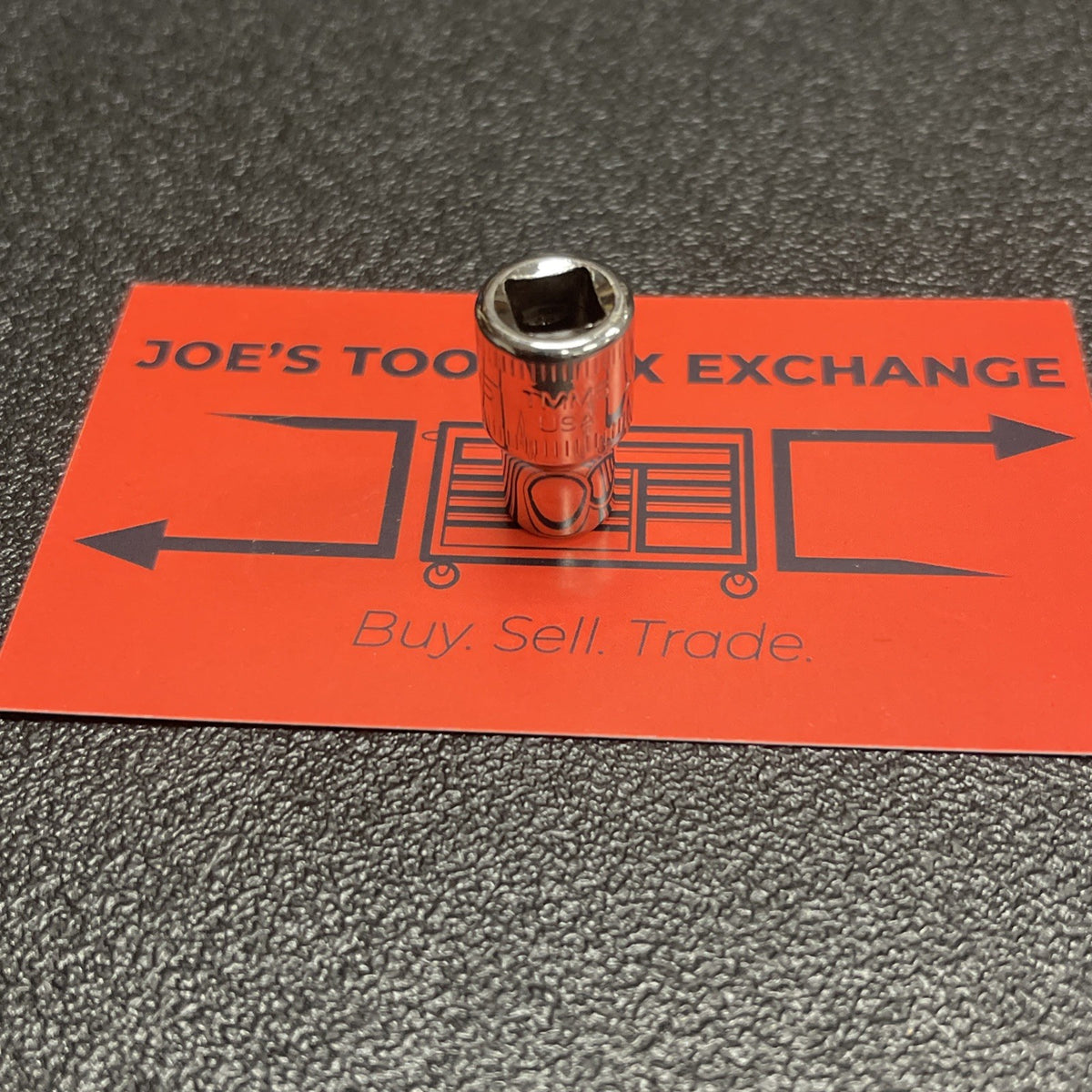 Snap On 1/4" Drive 6MM 6PT Metric Shallow Chrome Socket USA TMM6