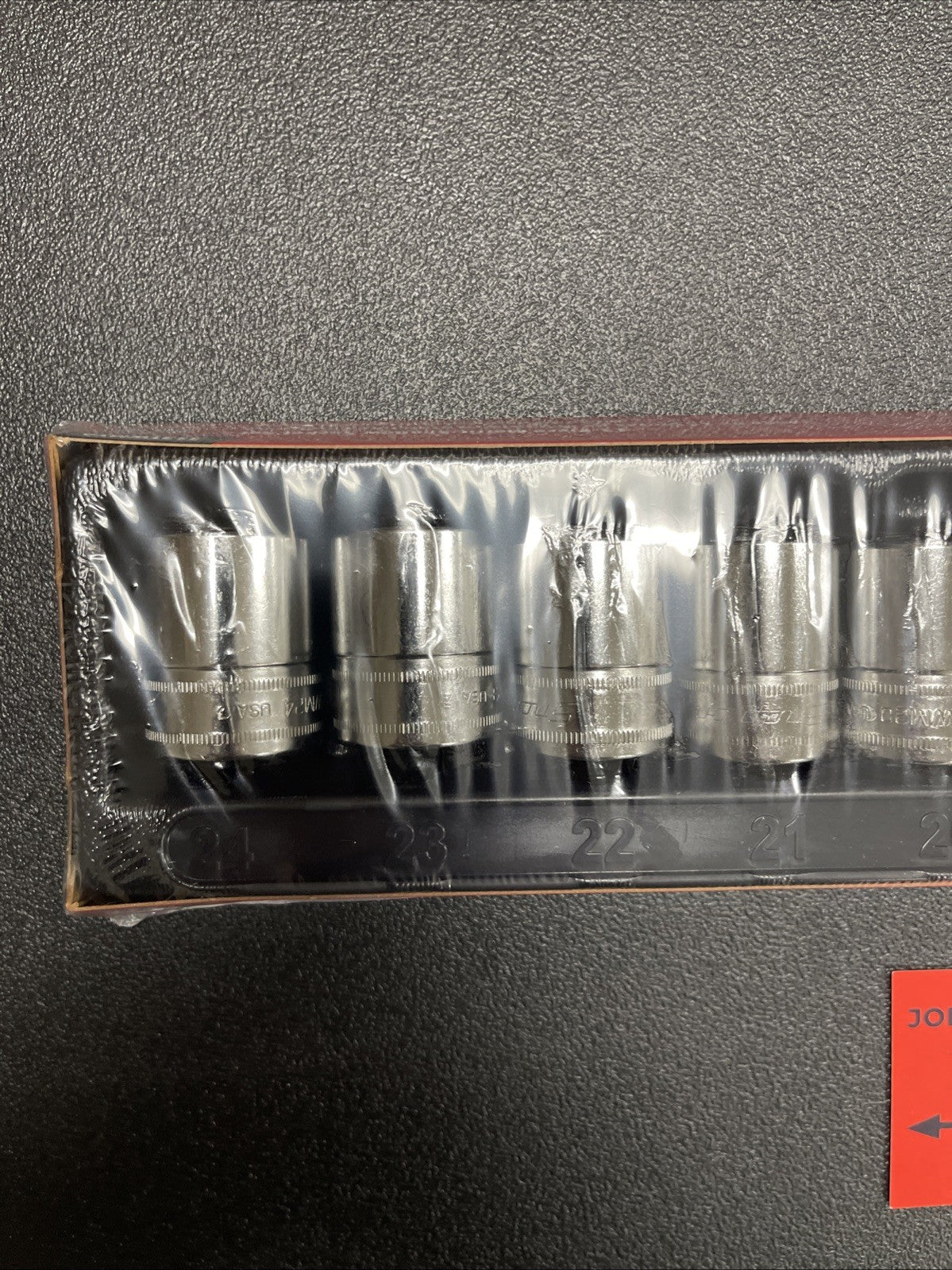 Snap-on Tools USA NEW 13pc 1/2" Drive METRIC 6 Point Shallow Socket Set 313TWMYA