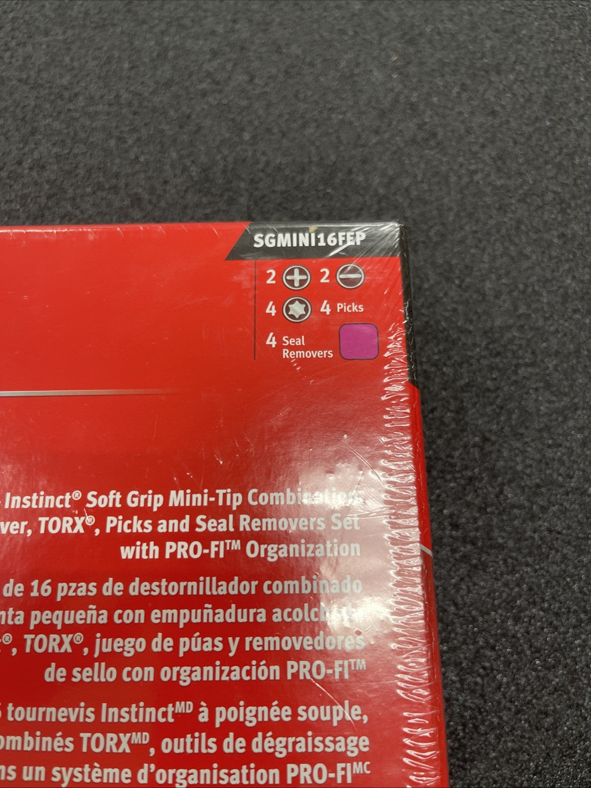 New Snap-on™ Instinct Pink Soft Handled 16pc Mini Screwdriver Set SGMINI16FEP