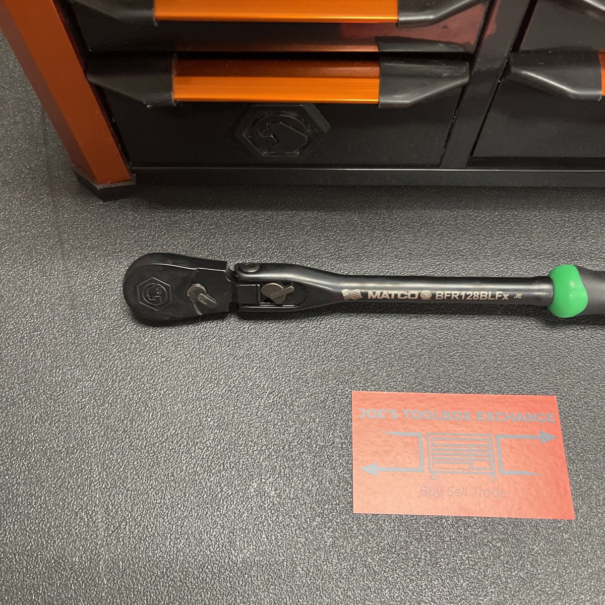 Matco NEW 3/8” Dr. Flex Head Ratchet BFR128BLFx BFR128BLFG GREEN 12-1/2” 88