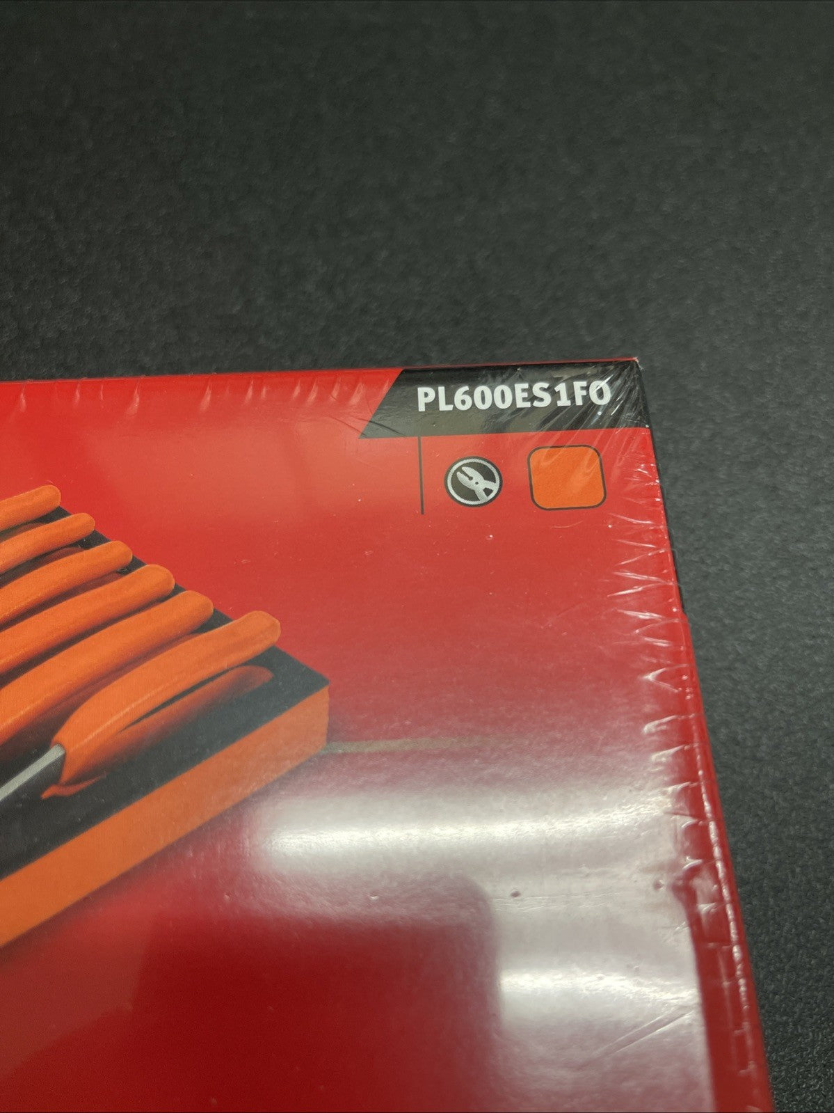 Snap-on Tools USA NEW ORANGE 6 PIECE Essential Pliers Cutters in Foam PL600ES1FO