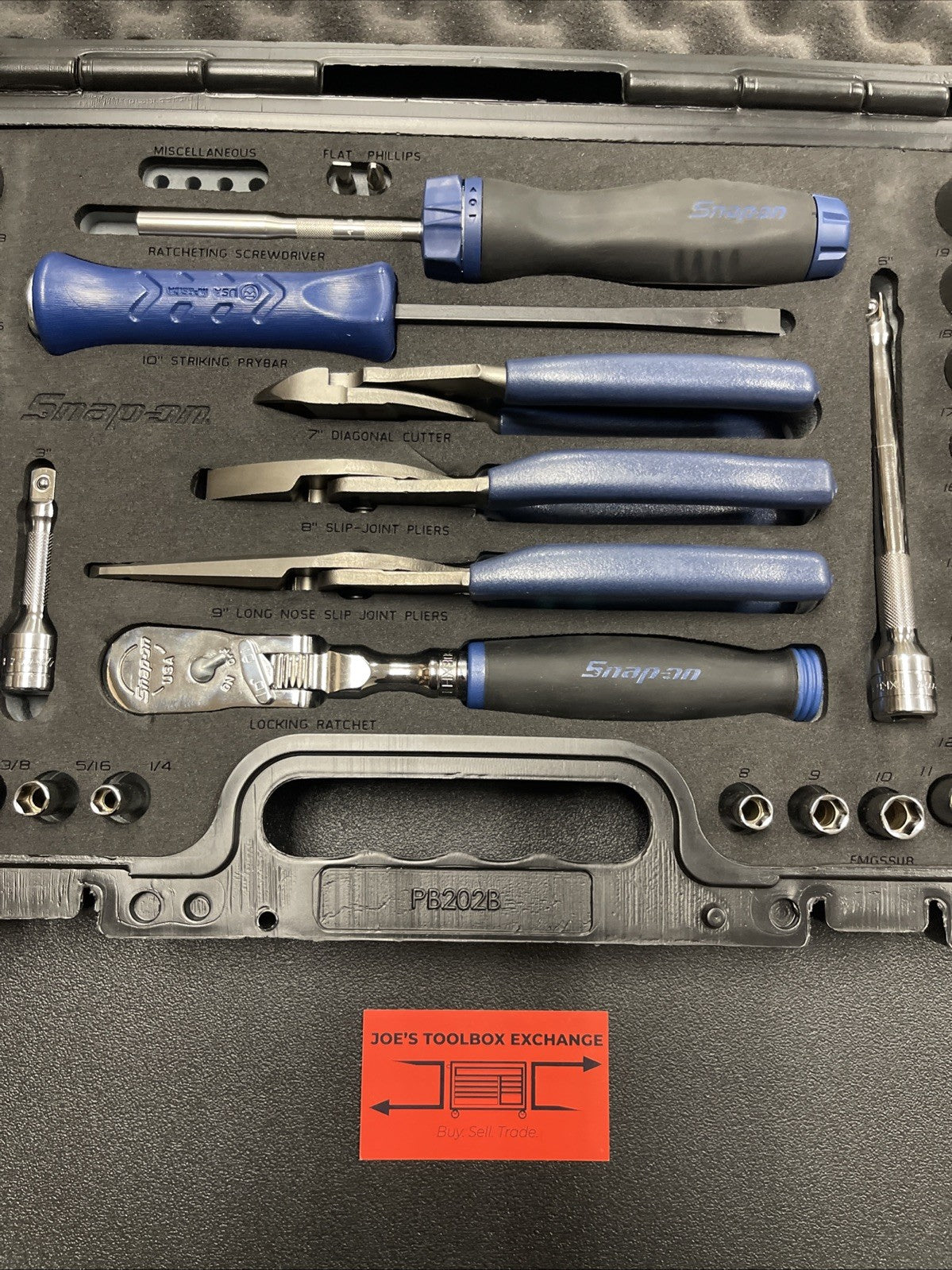 Snap-on Tools NEW 33Pc 3/8" Drive Metric & SAE General Service Set 233FSMBFMB