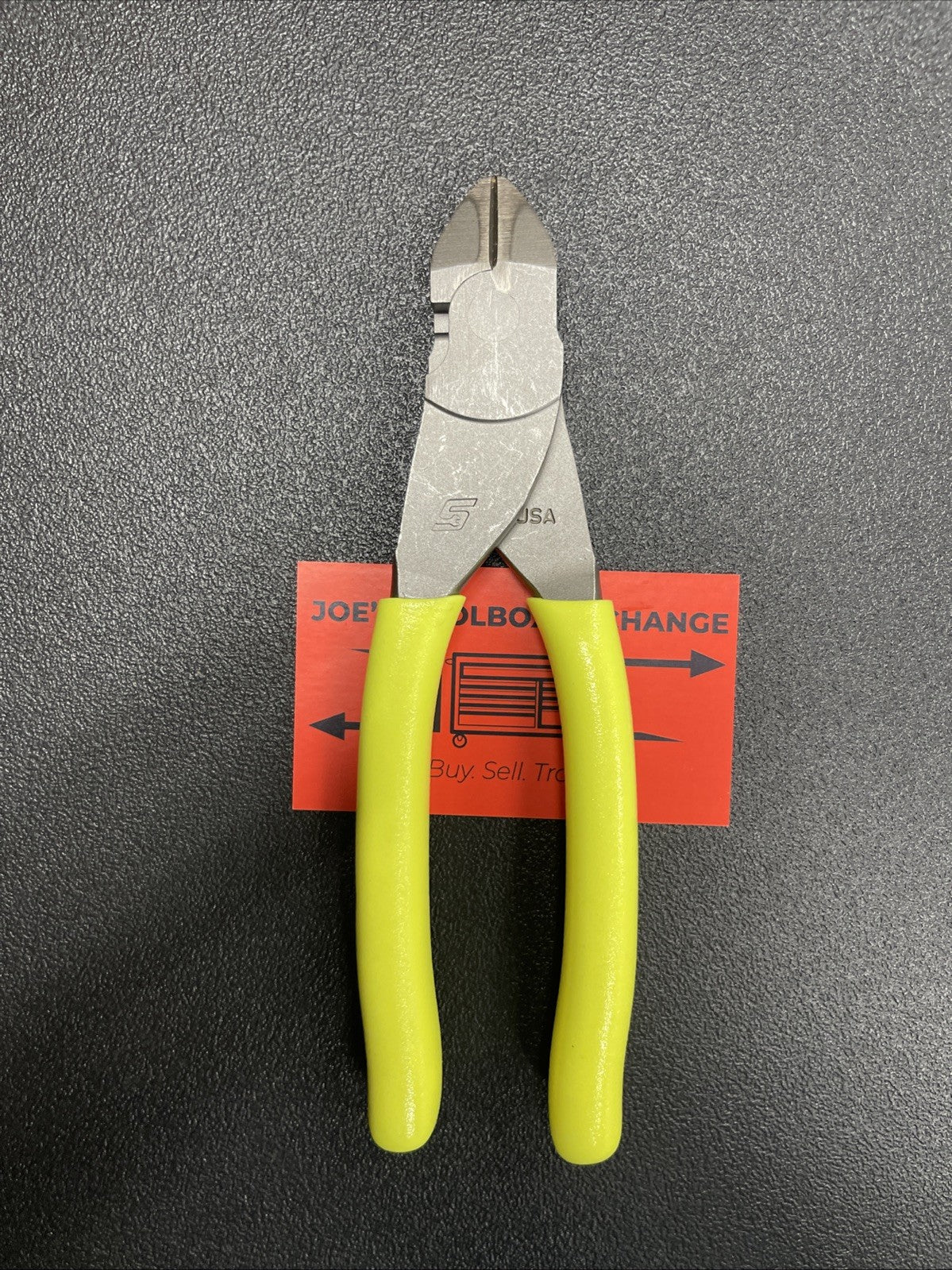 Snap-on Tools USA NEW HI VIS Soft Grip 7" Diagonal Cutter Pliers 87ACFHV