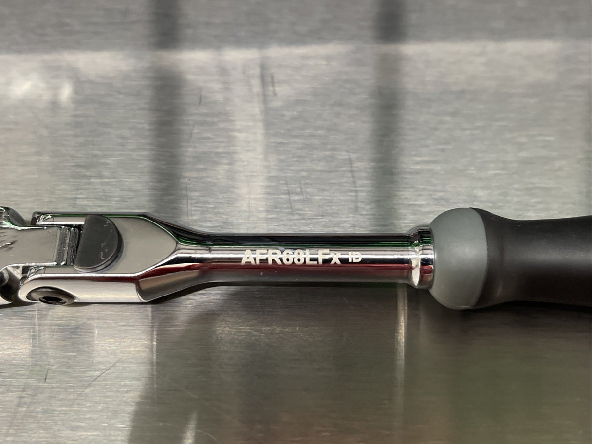 NEW! Matco Tools AFR68LFSG 1/4” Locking Flex Head Ratchet 7-3/4” Gray