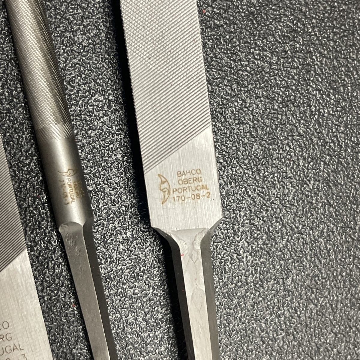 BAHCO Tools 3pc Assorted File Set w/ Blue-Point Adjustable File Handle GA98A