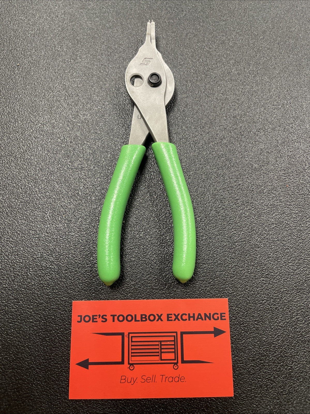 Snap-on Tools USA NEW Style GREEN .038 Straight Tip Snap Ring Pliers SRPCR3800G