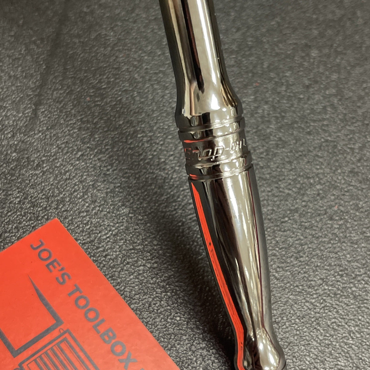 Snap-on Tools USA NEW 3/8" Drive 10" Standard Length Chrome Breaker Bar F10LD