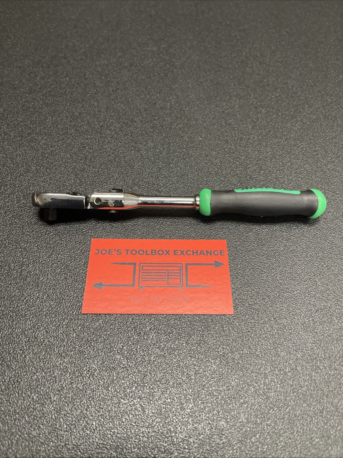 NEW! Matco Tools AFR68LFG 1/4” Locking Flex Head Ratchet 7-3/4” Green