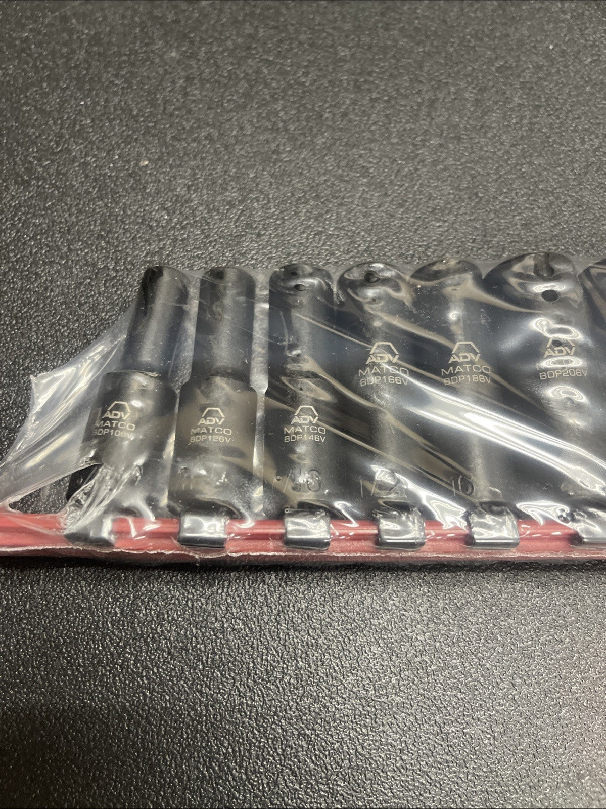 Matco Tools 12pc 3/8” Drive SAE 6pt Deep Impact Socket Set - SBDP126V