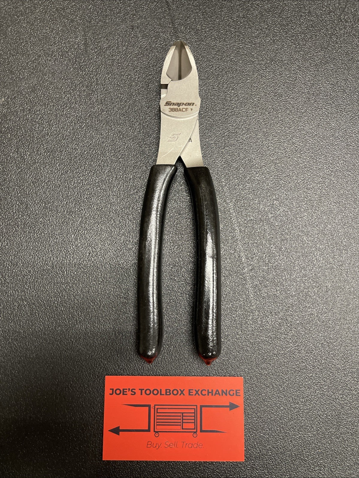 Snap-on Tools USA NEW BLACK 8" High-Leverage Diagonal Cutter Pliers 388ACFBK