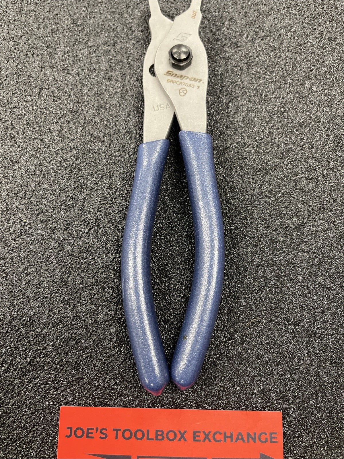 Snap-on Tools USA NEW POWER BLUE 90° Tip .070 Snap Ring Pliers SRPCR7090