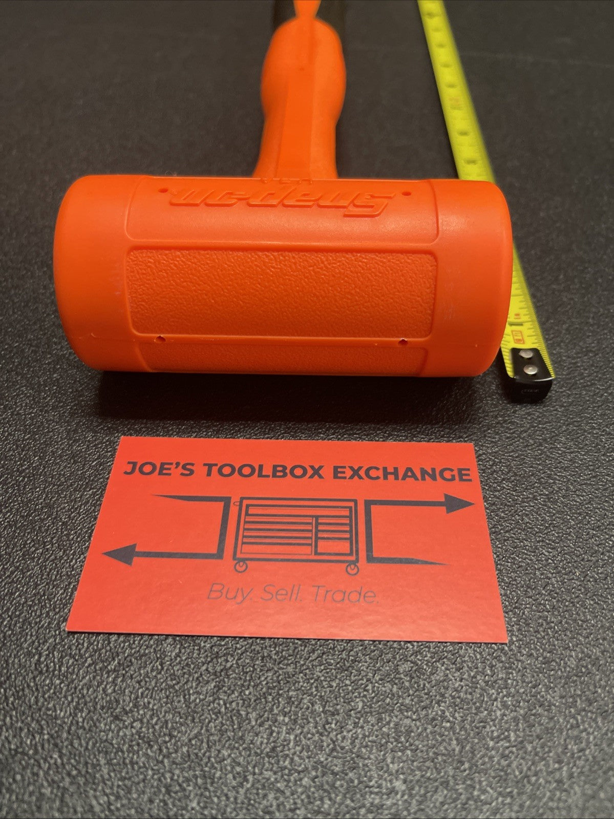 Snap-on 32oz Soft Grip Dead Blow Hammer (Orange) HBFE32 NEW!