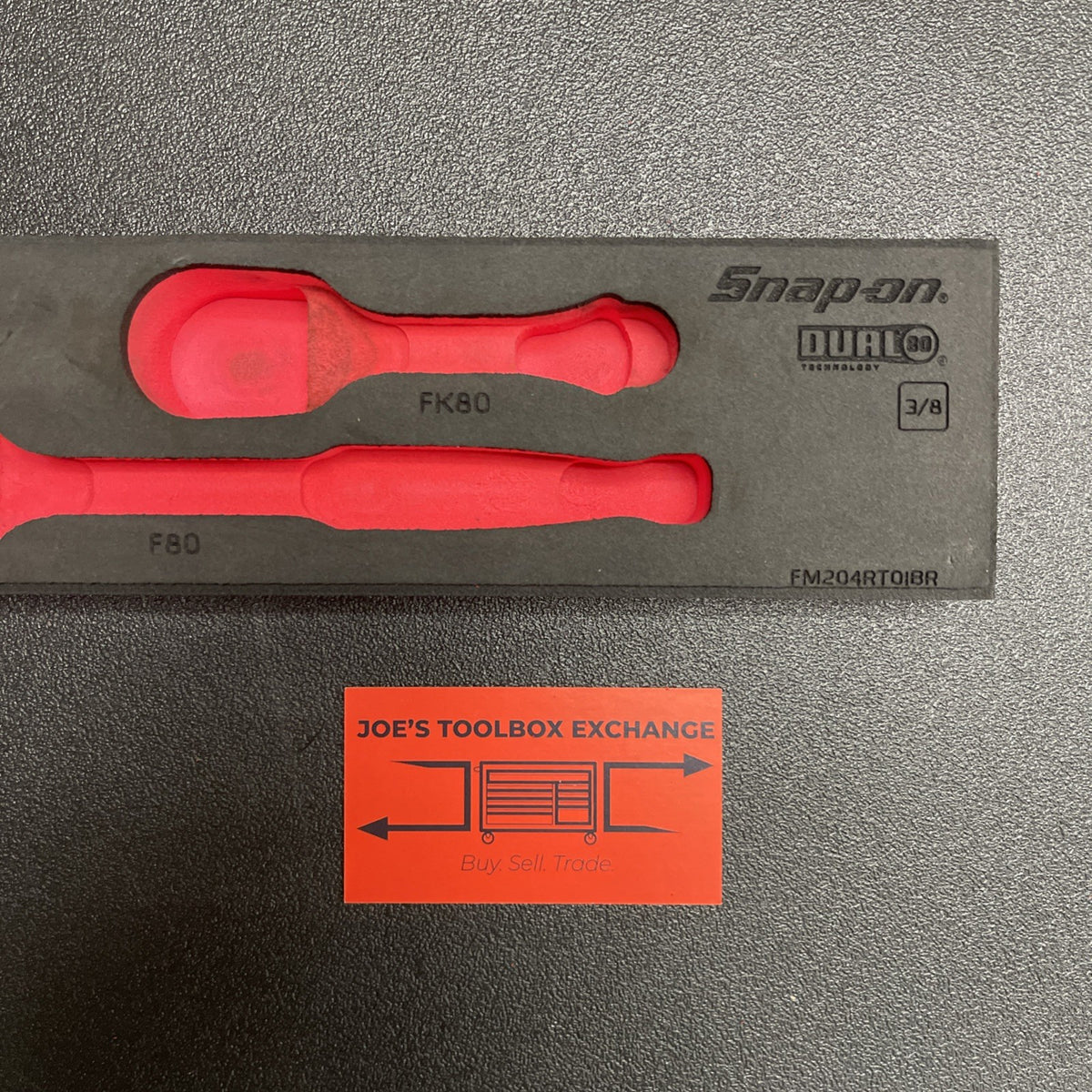 Snap-On fm204rt01b foam only for fk80, f80, fl80, fll80 red no tools