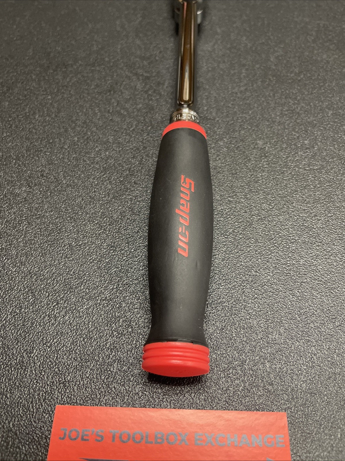 Snap-on Tools USA NEW RED 3/8" Soft Grip Long Multi-Position Ratchet FHL80MP